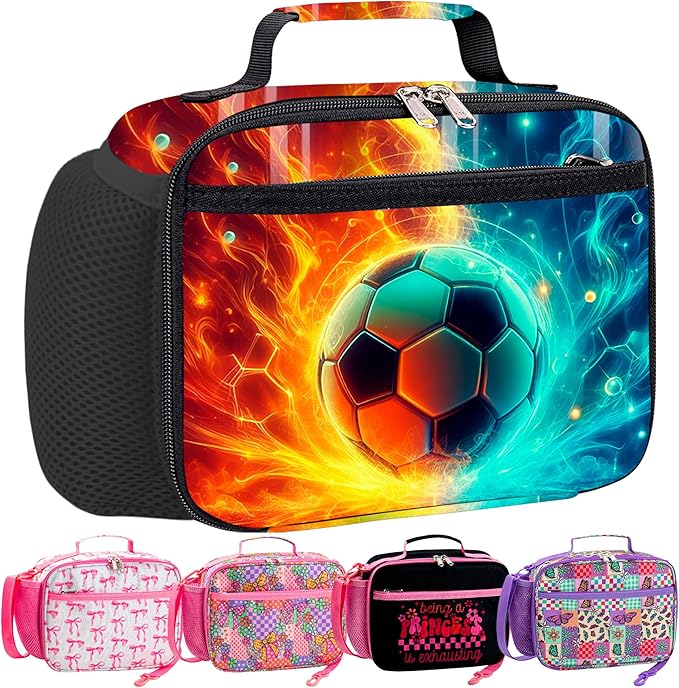 RLGPBON Kids Lunch Bag,Insulated Lunch Box for Girls Boys,Lunch Bag Toddler Teen,School Daycare Cute Travel bags