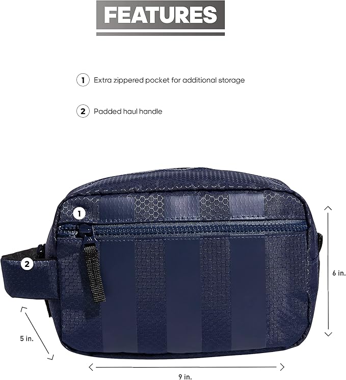 adidas Team Toiletry Kit Travel Shower Bag