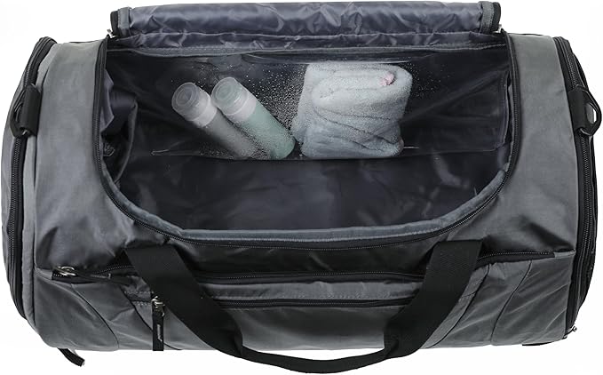 Gym Bag 40L Sports Travel Duffel Bag for Men and Women with Shoes Compartment
