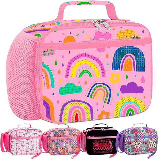 RLGPBON Kids Lunch Bag,Insulated Lunch Box for Girls Boys,Lunch Bag Toddler Teen,School Daycare Cute Travel bags