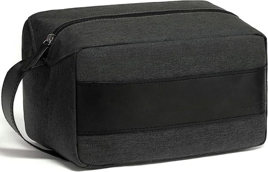 Vorspack Toiletry Bag for Men - Large Dopp Kit for Travel Water Resistant Travel Bag for Toiletries Accessories Lightweight Toiletries Bag - Grey