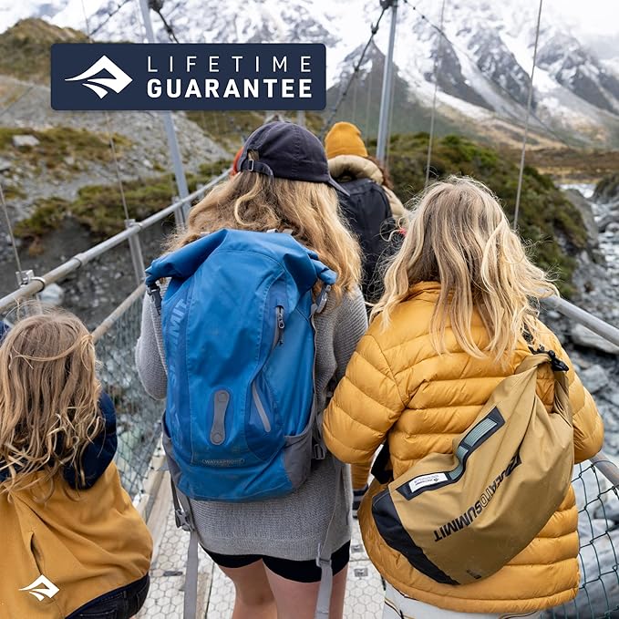 Sea to Summit Big River Dry Bag, Heavy-Duty Dry Storage, 35 Liter, Picante Red