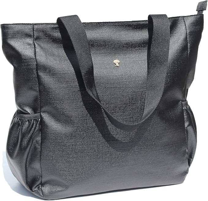 ESVAN Original Floral Water Resistant Large Tote Bag Shoulder Bag for Gym Beach Travel Daily Bags Upgraded