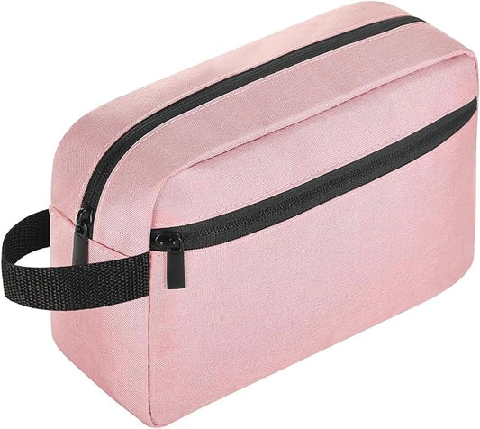 Travel Toiletry bag Toiletry bag for women men Hanging Cosmetic bag Travel accessories for Women Men (Pink)