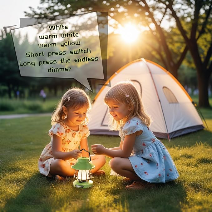 HOMY New Gear lamp for Kids Set Toddler Flashlight Convenient LED Light Rechargeable Battery Operated Outdoor Indoor Essentials Table Portable Night Light Green Gift Electric Camping Lanterns Snail