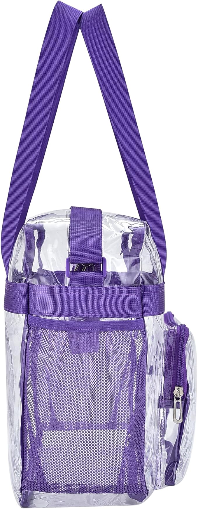 USPECLARE Clear Tote Stadium Approved, Security Travel & Gym Clear Bag for Work Sports Games Concerts