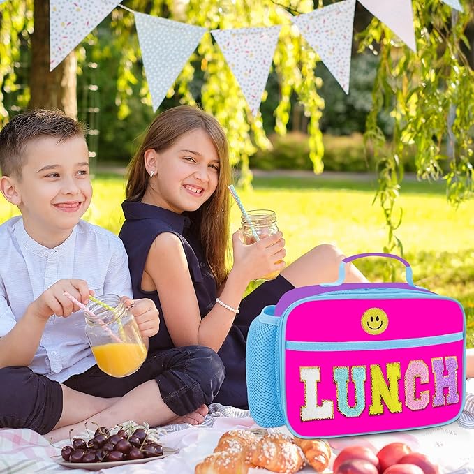 RLGPBON Kids Lunch Bag,Insulated Lunch Box for Girls Boys,Lunch Bag Toddler Teen,School Daycare Cute Travel bags