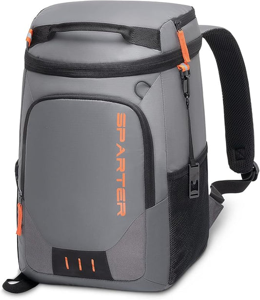 Backpack Cooler Insulated Leak Proof 30/45 Cans, 2 Insulated Compartments Thermal Bag, Portable Lightweight Beach Travel Camping Lunch Backpack for Men and Women