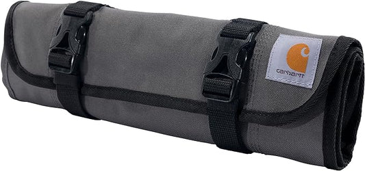 Carhartt 18 Pocket Utility Roll, Durable Water-Resistant Tool Organization Roll Bag