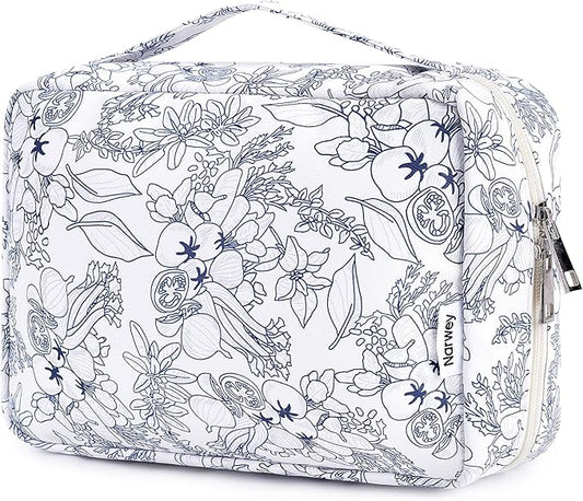 Narwey Hanging Travel Toiletry Bag Cosmetic Make up Organizer for Women and Girls Waterproof