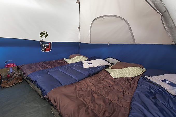 Coleman Sundome Camping Tent with Rainfly, 2/3/4/6 Person Tent Sets Up in 10 Mins, Weatherproof Shelter for Camping, Festivals, Backyard, Sleepovers, & More