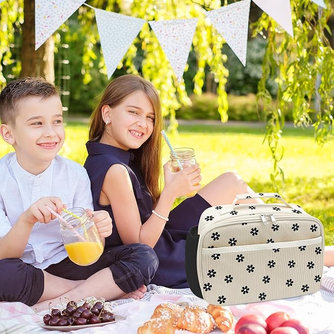 RLGPBON Kids Lunch Bag,Insulated Lunch Box for Girls Boys,Lunch Bag Toddler Teen,School Daycare Cute Travel bags