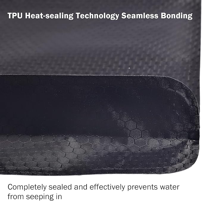 Waterproof Wet Bag for Swimsuit, Black Swim Bag for Beach Vacation Wet Clothes, Dry Bag for Camping Kayaking Boat Travel, Soap Travel Case, Black Band