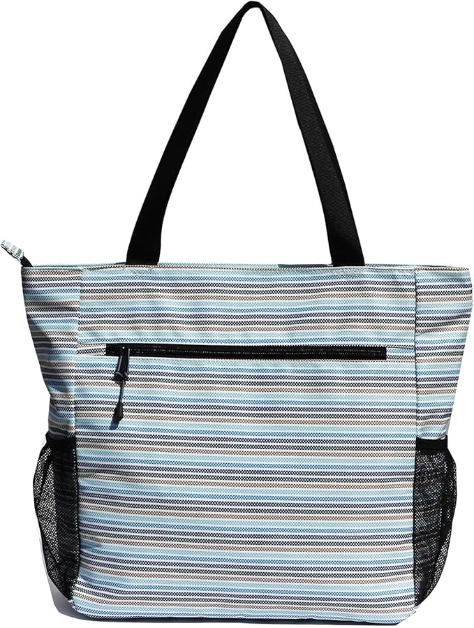 ESVAN Original Floral Water Resistant Large Tote Bag Shoulder Bag for Gym Beach Travel Daily Bags Upgraded