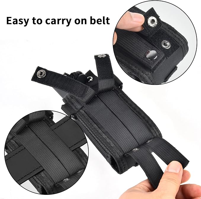ANKHOH Radio Holster Pouch Compatible with GXT1000VP4 50 Channel GMRS Two-Way Radio, Long Range Walkie Talkie Case, Storage Holder with Adjustable Shoulder Strap (Bag Only)