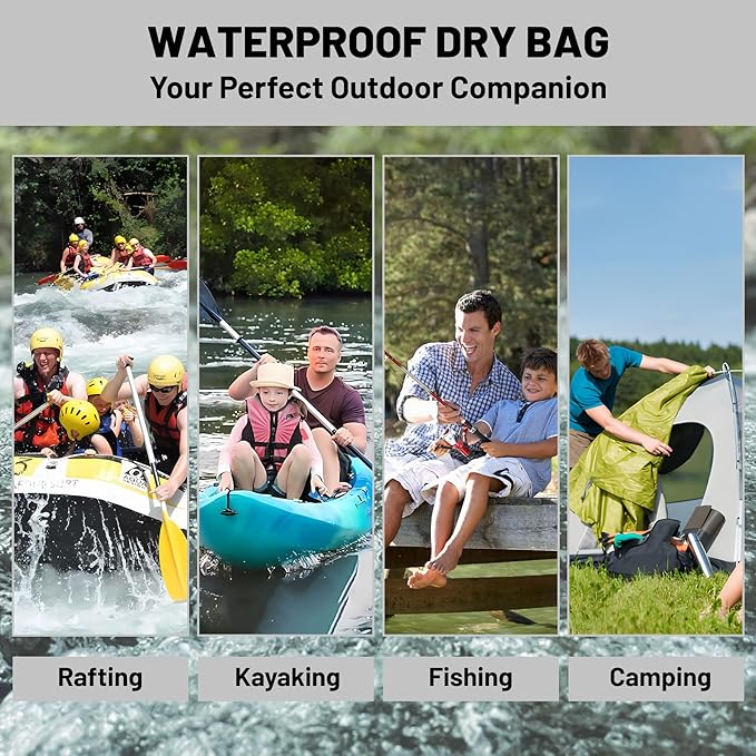 Waterproof Dry Bag,Roll Top Night Sky Space Waterproof Backpack 5L/10L/20L Floating and Lightweight Bags for Kayaking, Boating, Fishing, Swimming and Camping