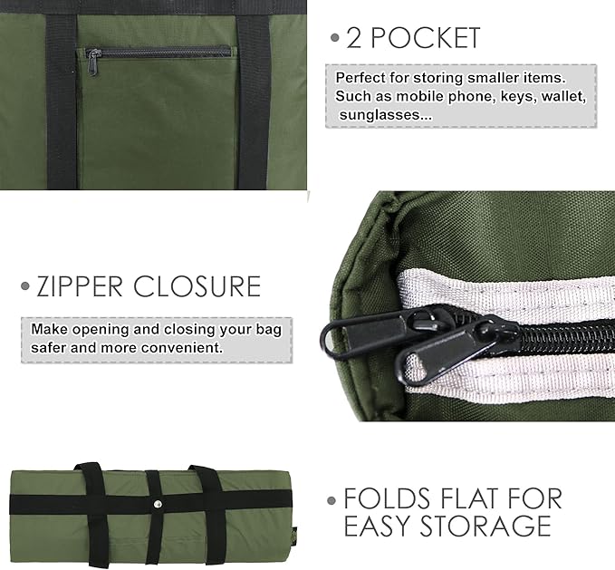 BeeGreen Insulated Cooler Bag Leakproof Freezer Shopping Tote for Groceries Thermal Food Delivery Bag