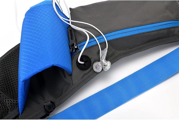 Clakllie Waterproof Running Pack Waist Bag Packs with Adjustable Strap for Workout Travel Sports Outdoor Hip Bum Bags