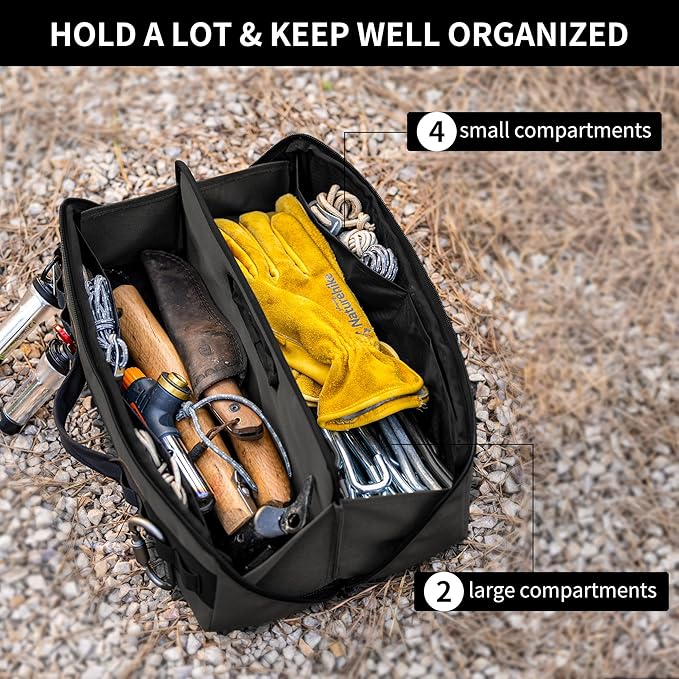 Naturehike Folding Tool Bag, Multifunctional Tool Storage Bag, Zippered Duffel Bag, Water Repellent Tool Origanizer