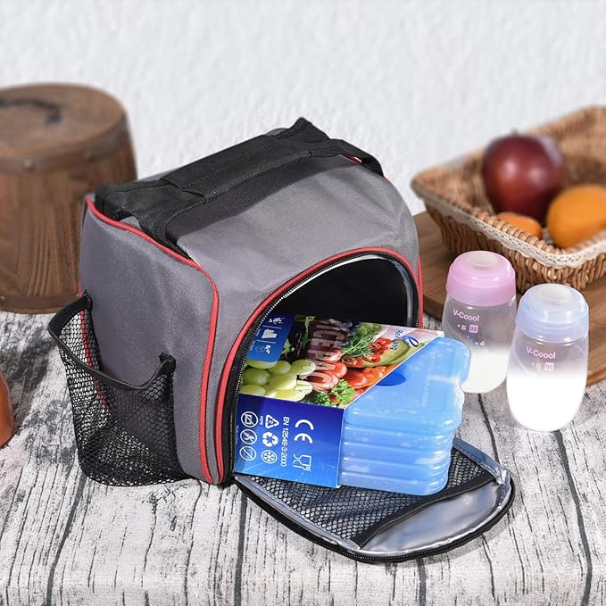 Cold Ice Pack Brick Reusable Long Lasting Cool Slim Thin Freezer Pack Cooler for Lunch Boxes Bag
