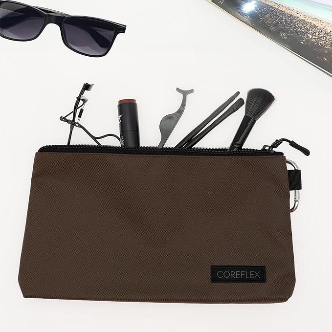 COREFLEX Premium Tool Pouch Zipper Bag, Small Tool Bag, Multipurpose Storage pouch, Heavy duty Flat Bottom Tool bag with YKK Zipper (6 pack Combo mixed size)