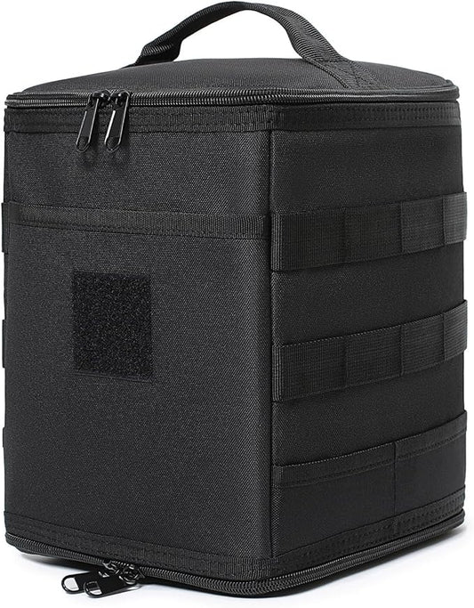 Tactical Camping Storage Bag 7L Utility Tote Bag Trunk Organizer (Black)