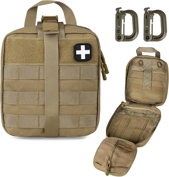 First Aid Bag Empty Medical Ifak Pouch Molle EMT Pouches Rip-Away Tactical Military Trauma Emergency Medic Bag