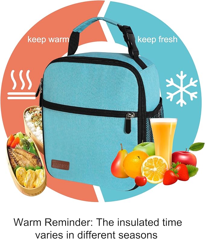 Lunch Box for Men & Women Durable Lunch Bag for Adults Reusable Small Lunchbox Light