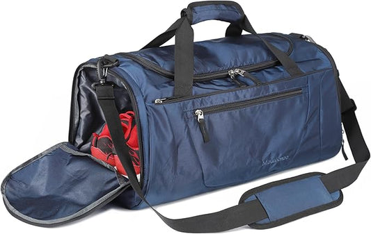 Gym Bag 40L Sports Travel Duffel Bag for Men and Women with Shoes Compartment