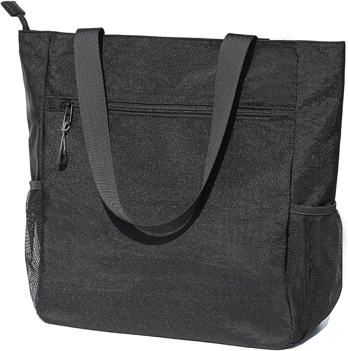 ESVAN Original Floral Water Resistant Large Tote Bag Shoulder Bag for Gym Beach Travel Daily Bags Upgraded