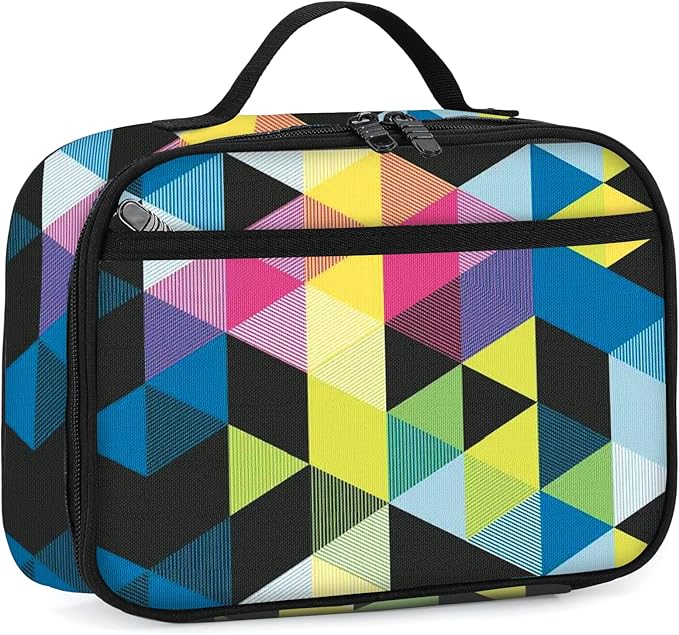 rickyh style Lunch Bag, Polyester, 10 x 8 x 3.7 in, Fits 6 Cans or One Person's Lunch