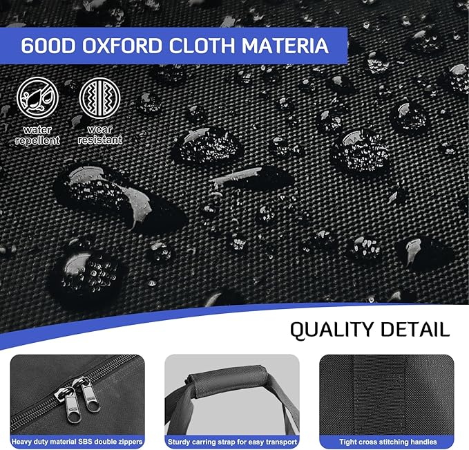 INFANZIA Duffel Travel Sports Equipment Bag, Long Luggage Bag with Upgrade Zipper Water Resistant, Extra Large Foldable Storage Bag for Camping, Tent, Tripod, Fishing(41x10x14 inch,1PCS)