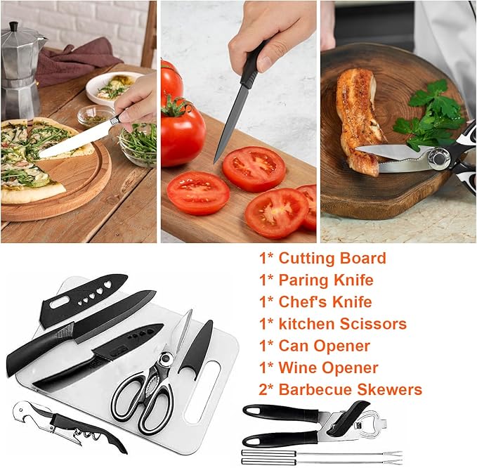 aiGear Camping Kitchen Utensil Set 27 Piece Portable Cookware Kit for BBQs, Outdoor Cooking, Picnics, and Adventures Camping Cookware Kitchenware Storage