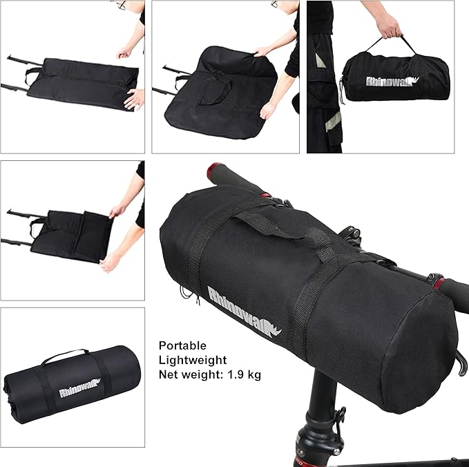 Rhinowalk 20/26inch Folding Bike Bag Waterproof Biycle Travel Case Carrying Case Outdoors Bike Transport Bag for Car Train Air Travel