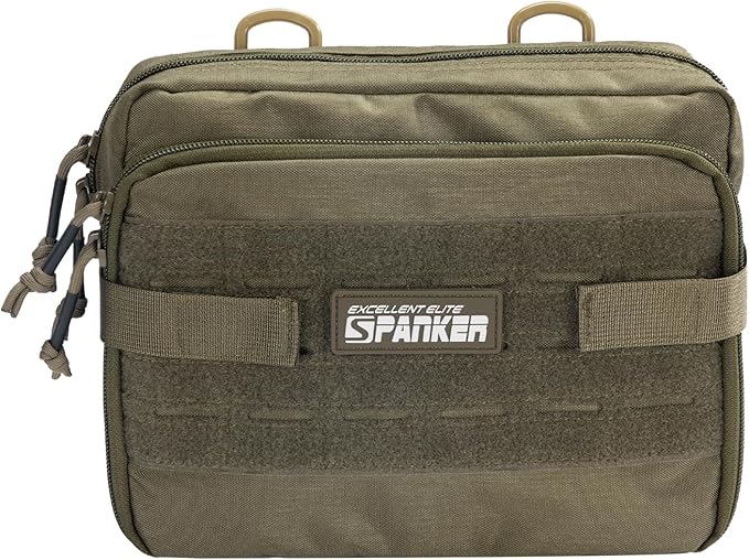 EXCELLENT ELITE SPANKER Tactical Molle Admin Pouch Utility Organizer EDC Medical Bag Utility EDC Tool Pouch with Shoulder Strap Attachment Pouches Waist Bag