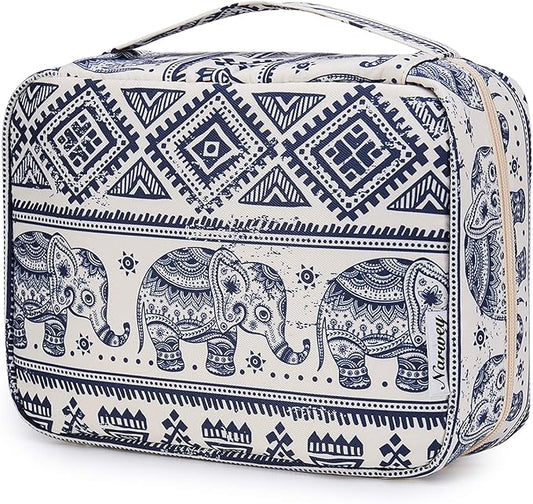 Narwey Hanging Travel Toiletry Bag Cosmetic Make up Organizer for Women and Girls Waterproof