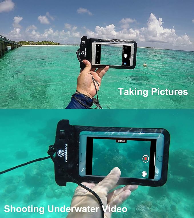 Waterproof Dry Bag - Lightweight Dry Sack with Seals and Waterproof Case - Float on Water - Keeps Gear Dry for Kayaking, Beach, Rafting, Boating, Hiking, Camping and Fishing