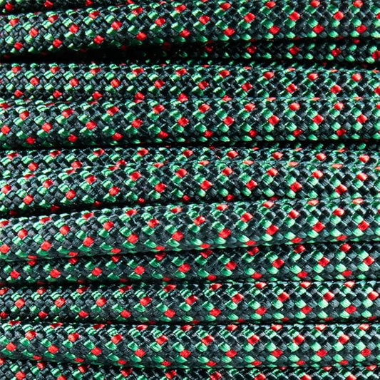Paracord Planet Holiday Colors 550 Paracord – Great for DIY, Bracelets, and Lanyards – Mistletoe (25 Feet)