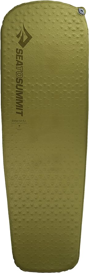 Sea to Summit Camp Self-Inflating Foam Sleeping Mat for Camping and Backpacking, Tapered - Large (78 x 25 x 1.5 inches)