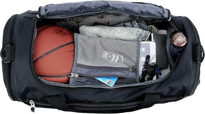 Gym Bag 40L Sports Travel Duffel Bag for Men and Women with Shoes Compartment