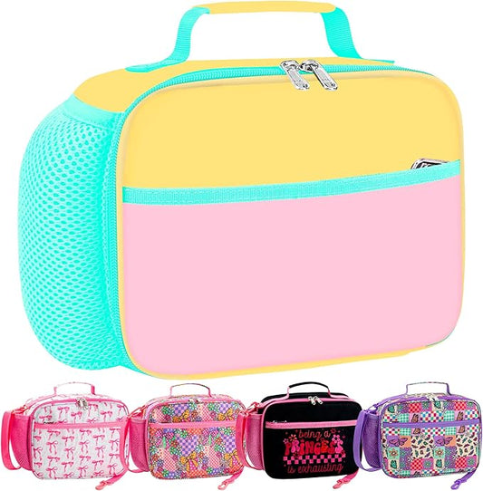 RLGPBON Kids Lunch Bag,Insulated Lunch Box for Girls Boys,Lunch Bag Toddler Teen,School Daycare Cute Travel bags