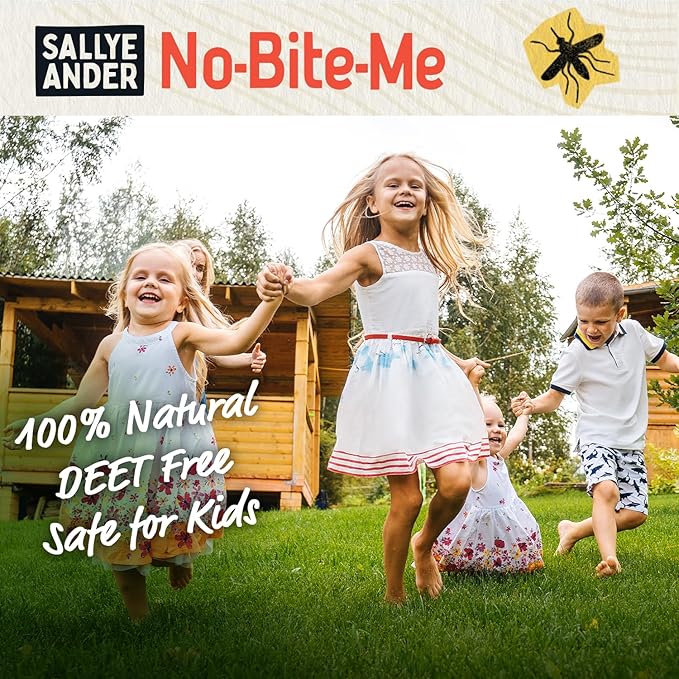 SALLYEANDER No-Bite-Me Anti-Itch Balm Sticks – All-Natural Bug-Bite Relief – 2-Pack – Gentle for Kids & Infants