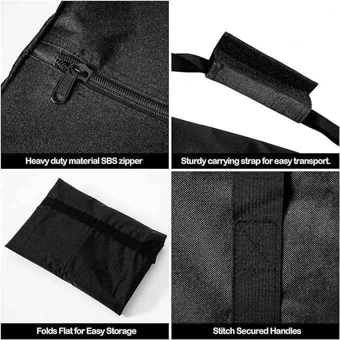 INFANZIA Duffel Travel Sports Equipment Bag, Long Luggage Bag with Upgrade Zipper Water Resistant, Extra Large Foldable Storage Bag for Camping, Tent, Tripod, Fishing(47x15x17 inch,1PCS)