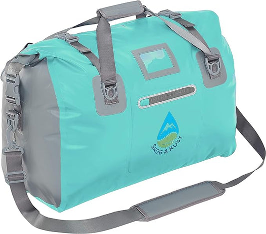 Skog Å Kust Duffelsak Heavy Duty Waterproof Duffel - Gear Bag for Sports, Travel, & More - 40L Mint