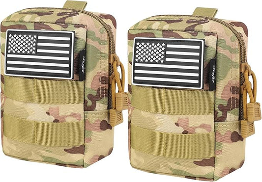 Molle Pouch, Compact Water Resistant Tactical EDC Utility Pouch Tear-Resistant Tactical Organizer Gear Pouch