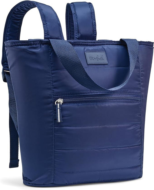 Fit & Fresh Carefree Cooler Collection – Insulated, Leakproof, Water-Resistant Tote & Mini Sling Bag for Summer Pool & Travel