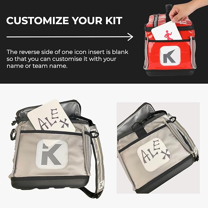 KITBRIX Gym Bag, Duffel Bag, Personal Item Travel Bag - Solid Waterproof Base - Built for Wet, Muddy Gear - Multi-Use Swim Bag, Soccer Bag, Wrestling Bag, Camping Bag, Triathlon Transition Bag