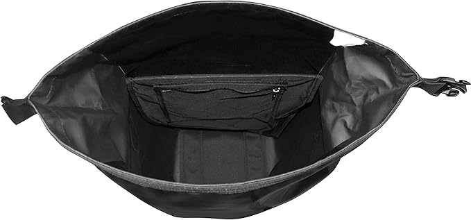 Ibera Panniers Bike Bags 30L (Pair) - Waterproof & with Quick Release/Clip-On System - Bike Saddle Bags For Rear Rack with Rain Cover & 19.8 lbs Capacity - Saddle Bag Bicycle Fits Most Racks (Black)