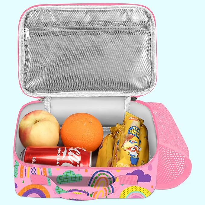 RLGPBON Kids Lunch Bag,Insulated Lunch Box for Girls Boys,Lunch Bag Toddler Teen,School Daycare Cute Travel bags