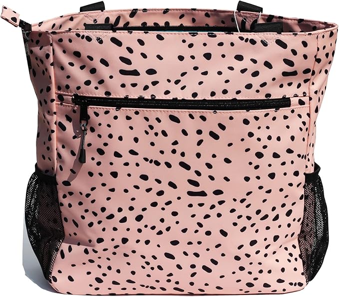 ESVAN Original Floral Water Resistant Large Tote Bag Shoulder Bag for Gym Beach Travel Daily Bags Upgraded